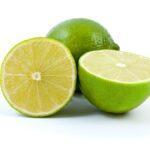 Limes. Whole and halves
